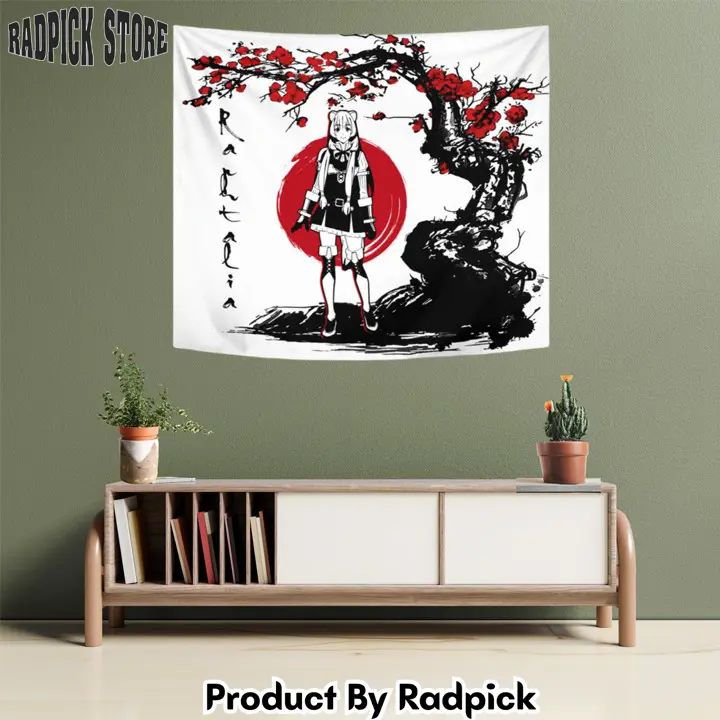 Raphtalia tapestry custom japan style the rising of the shield hero anime home decor  rp5942771
